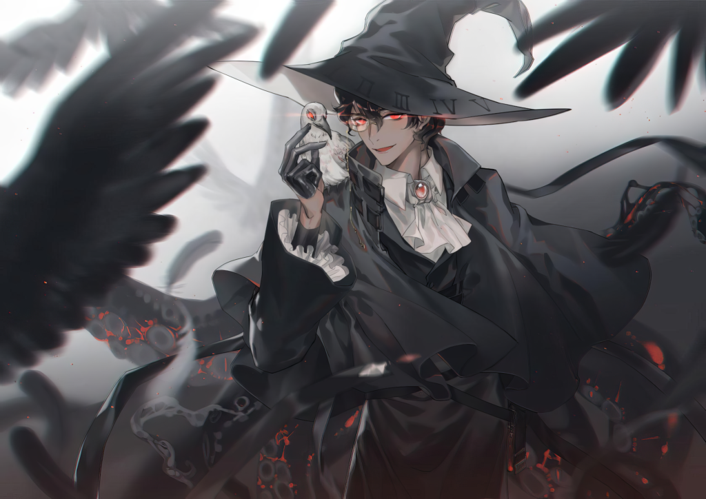 Lord of the Mysteries anime official 2025 poster featuring Klein Moretti and the Tarot Club