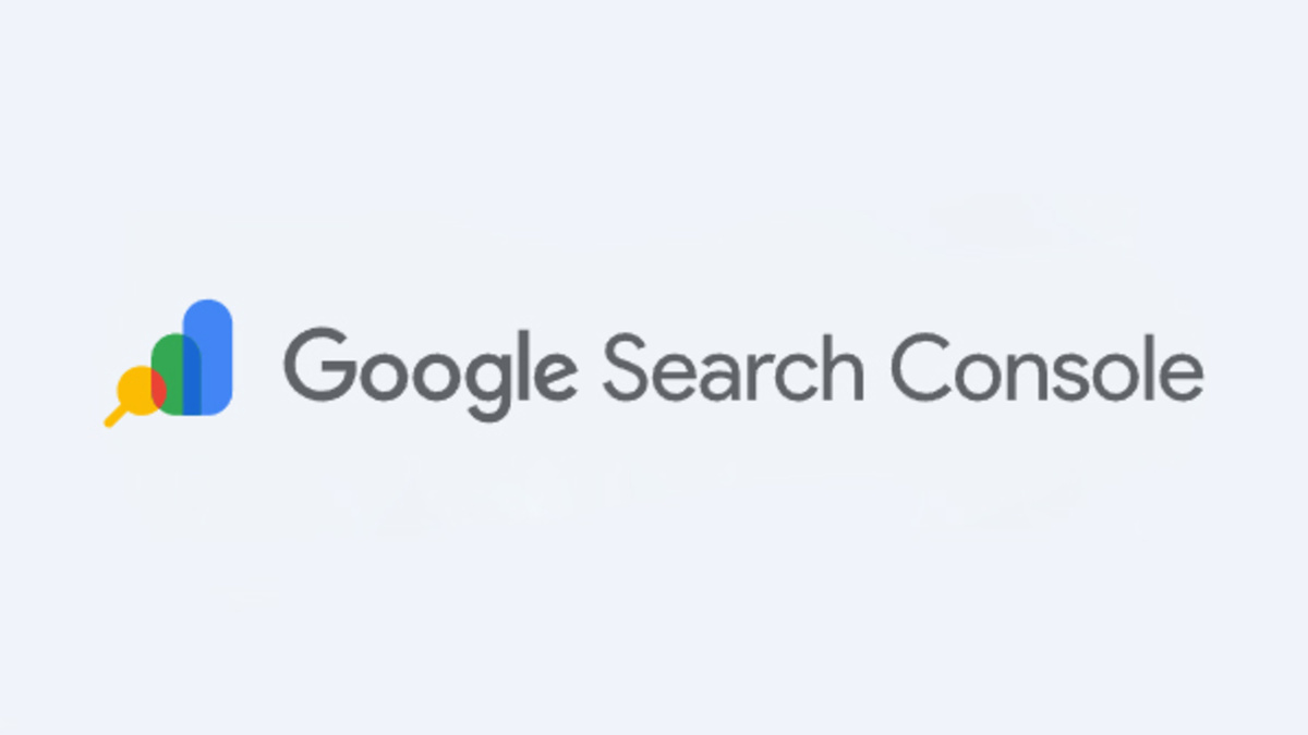 Google Search Console New Logo 2025 with bar chart and magnifying glass design.