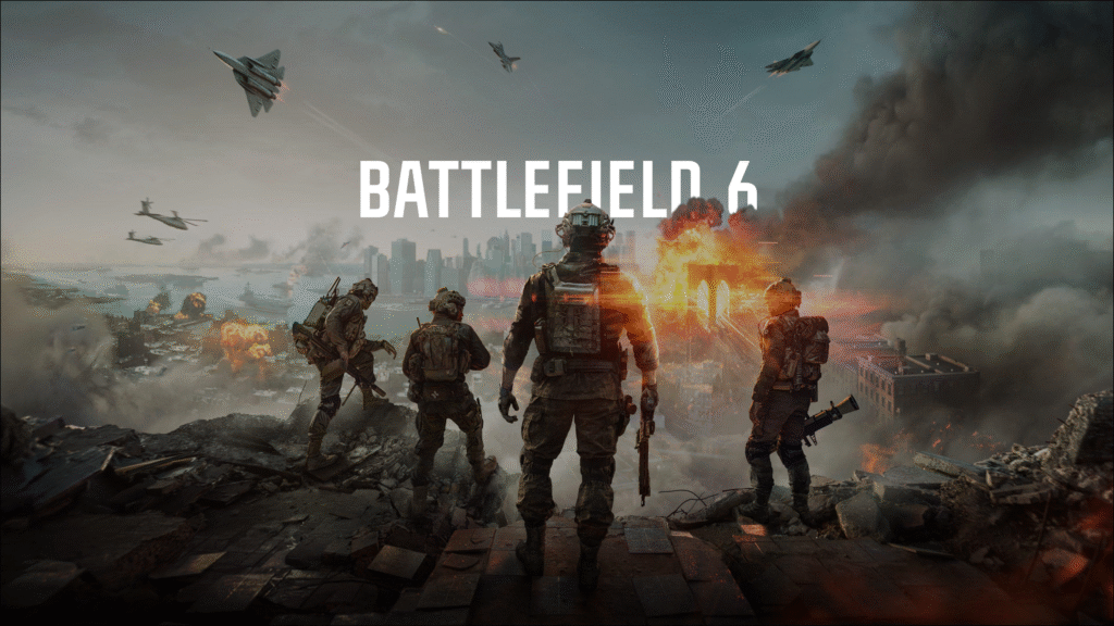 Battlefield 6 gameplay official poster.