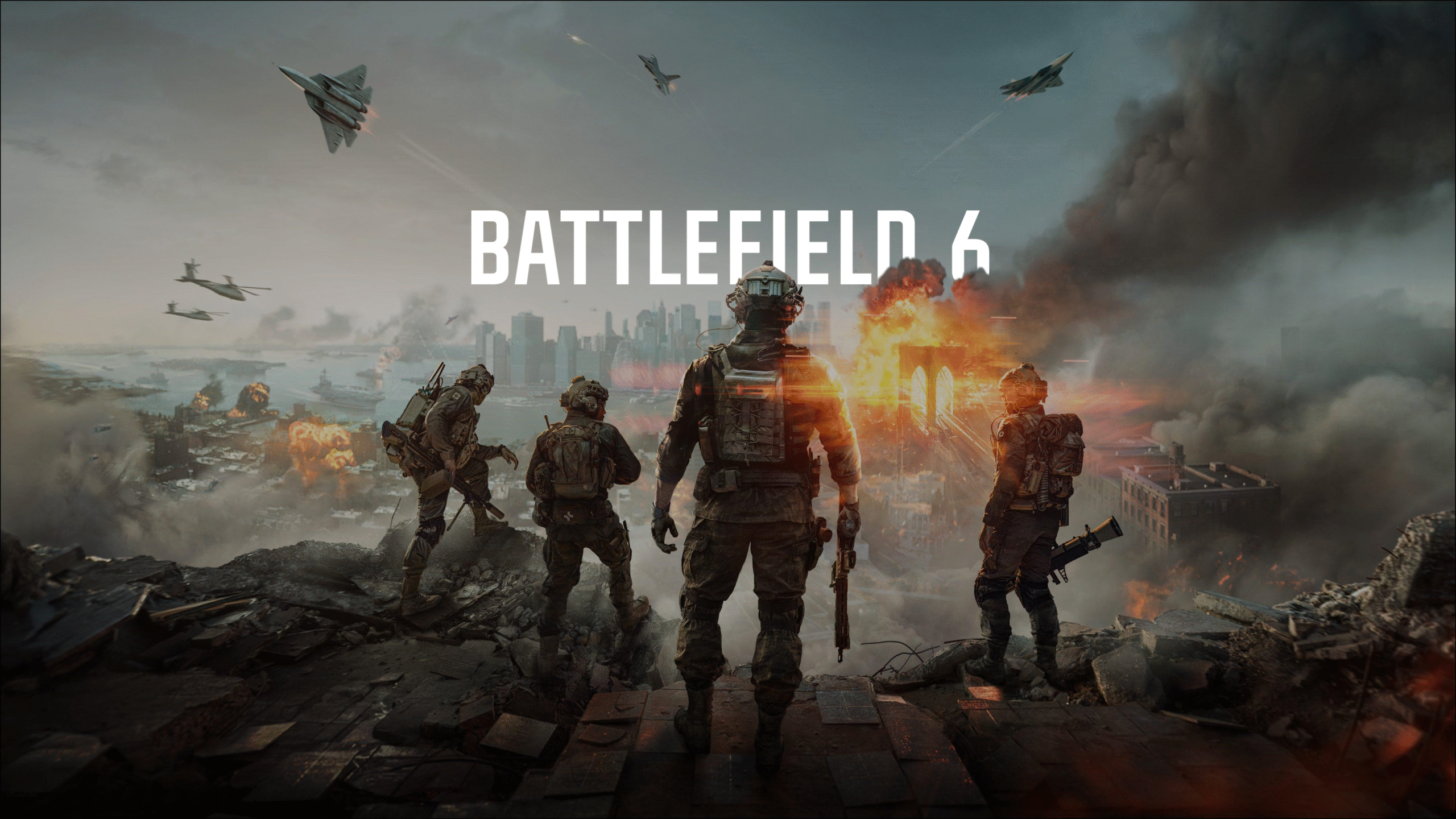 Battlefield 6 gameplay official poster.